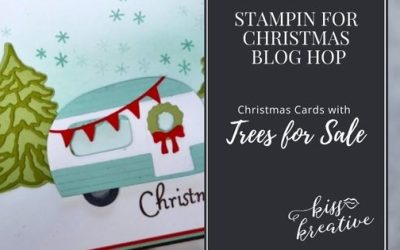 How to Make A Trees For Sale Christmas Card – Stampin’ For Christmas Blog Hop