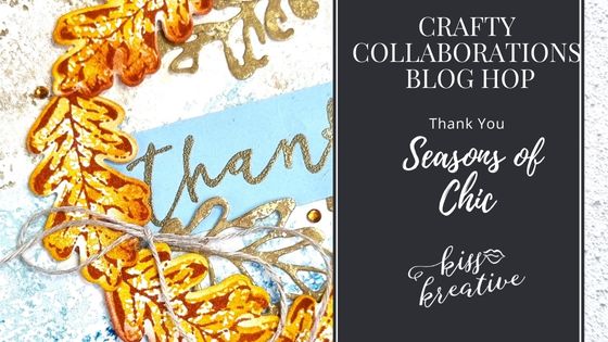 How To Create An Oak Wreath Thank You Card  – Crafty Collaborations