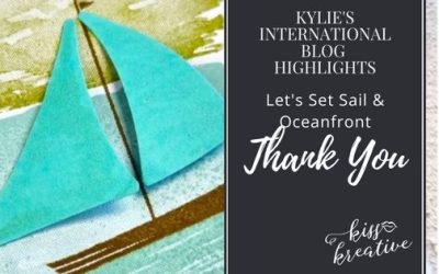 How To Make A Slimline Let’s Set Sail Oceanfront Thank You Card