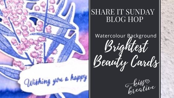 How To Create three fun watercolour backgrounds with Brightest Beauty – Share It Sunday