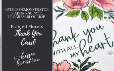 Easy Thank You Cards With Kylie’s Demonstrator Blog Hop October 2022