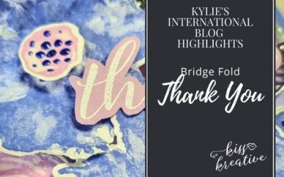 How To Make An Artistically Inked Bridge Fold Thank You Card