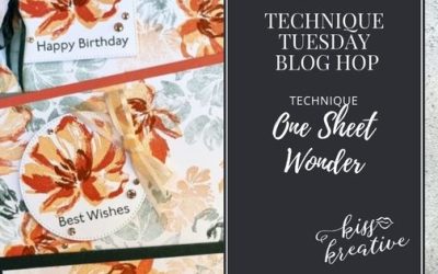 How To Create A Set Of Slimline One Sheet Wonder Cards – Technique Tuesday