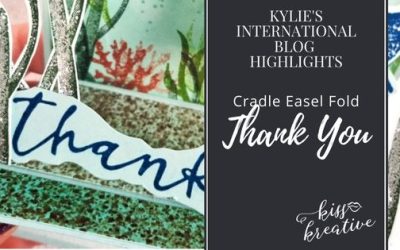 How To Make An Aquarium Cradle Easel Thank You Card