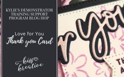 Easy Thank You Cards With Kylie’s Demonstrator Blog Hop January 2023