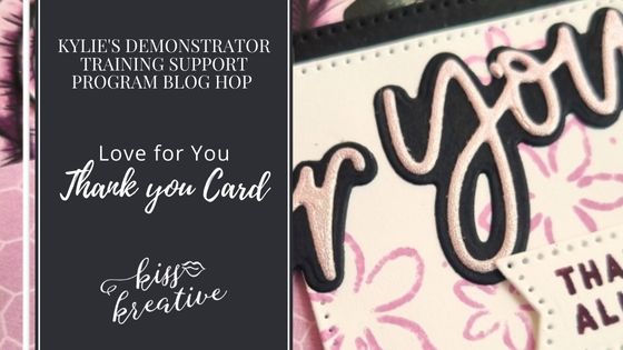 Easy Thank You Cards With Kylie’s Demonstrator Blog Hop January 2023