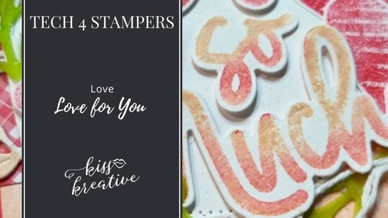 How To Create A Beautiful Contemporary Valentines Card – Tech 4 Stampers Blog Hop