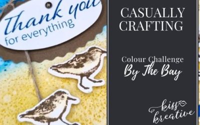 How To Create a Seaside Bay Thank You Card  – Casually Crafting Blog Hop