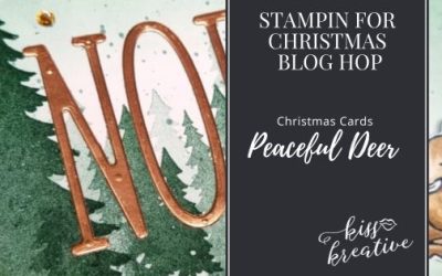 How To Make A Peaceful Deer Christmas Card – Stampin’ For Christmas Blog Hop