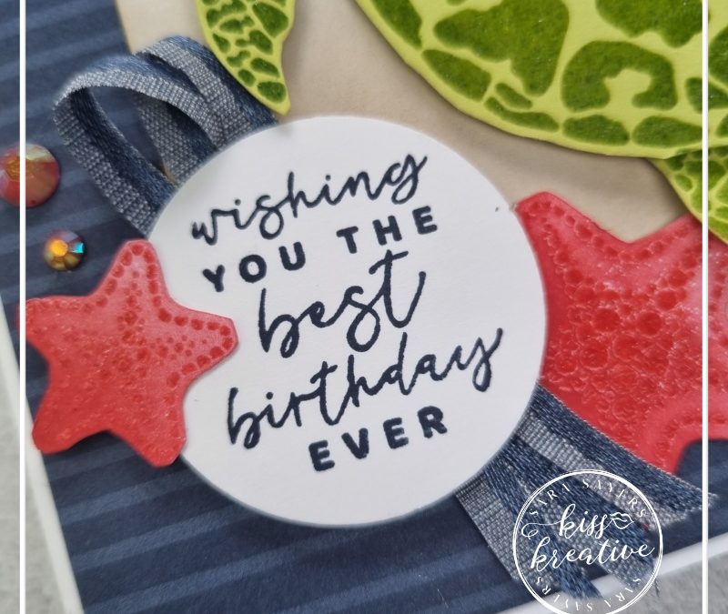 How To Create A Sea Turtle Birthday Card  – Casually Crafting Blog Hop