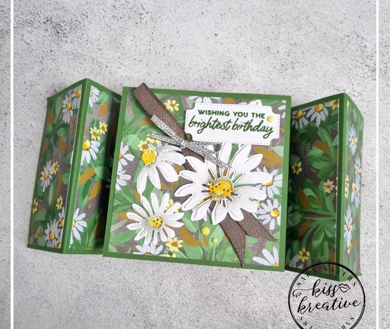 How to Make A Cheerful Daisies Seagull Fun Fold – Tech 4 Stampers Blog Hop