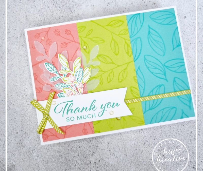 How To Make A Layering Leaves Tri-Panel Card – Casually Crafting Blog Hop