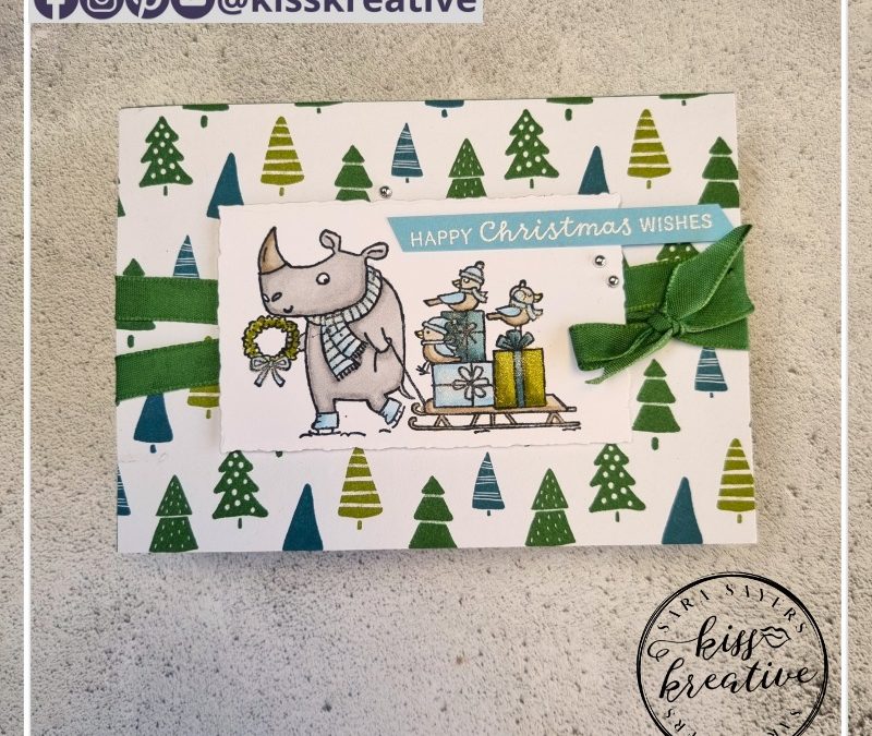 How to Create A Festive and Fun Christmas Card – Tech 4 Stampers Blog Hop
