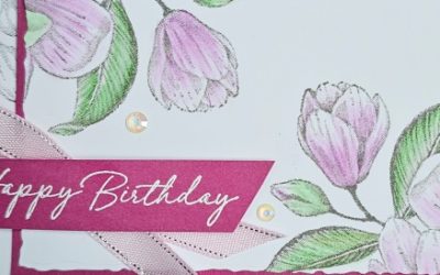 How To Make A Watercolour Spotlight Birthday Card – Technique Tuesday