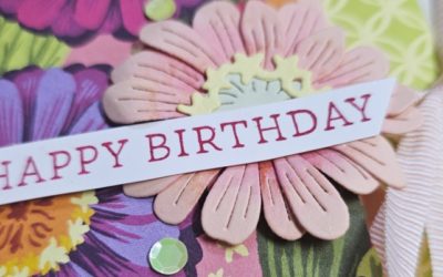 Creating a Stunning Gift Card with Flowering Zinnia DSP – Tech 4 Stampers Blog Hop