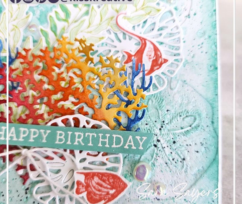 How To Create A Stunning Watercolour Background With Embossing Folders – Stamp Impressions Blog Hop