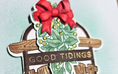 Create A Simple Christmas Card with Sophisticated Sled – Creativity Abounds Blog Hop