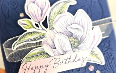 How To Create A Magnolia Mood Birthday Card using Faux Embossing – Technique Squad Blog Hop