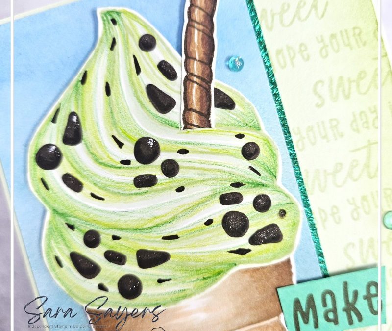 Creating A Delicious Mint Choc Chip Ice Cream Swirl Card – Stampin Dreams Blog Hop