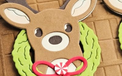 Create A Mounted Heads Reindeer Days Christmas Card – Creativity Abounds Blog Hop