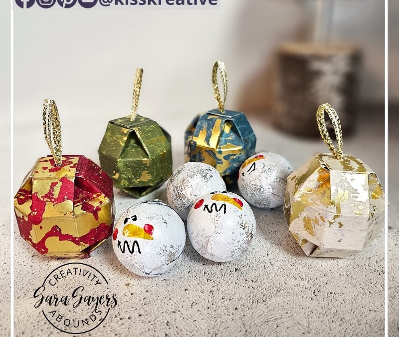 Create A Mini Faceted Christmas Favour Box – Creativity Abounds Blog Hop