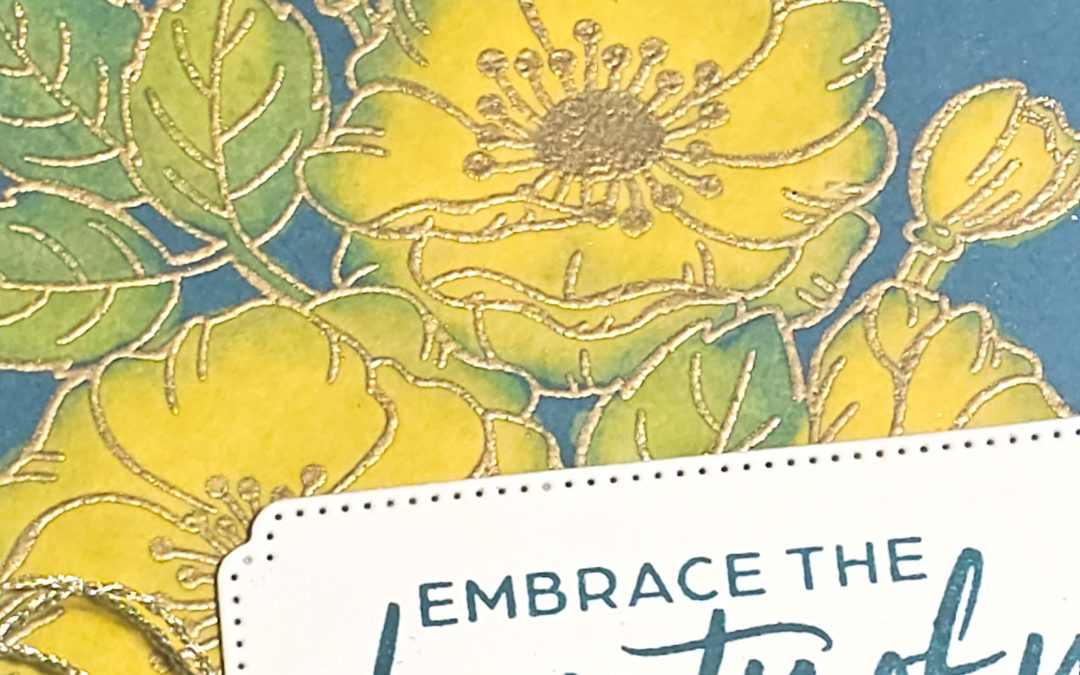 Create A Beautiful Enduring Beauty Card Using The Bleach Technique – Creativity Abounds Blog Hop