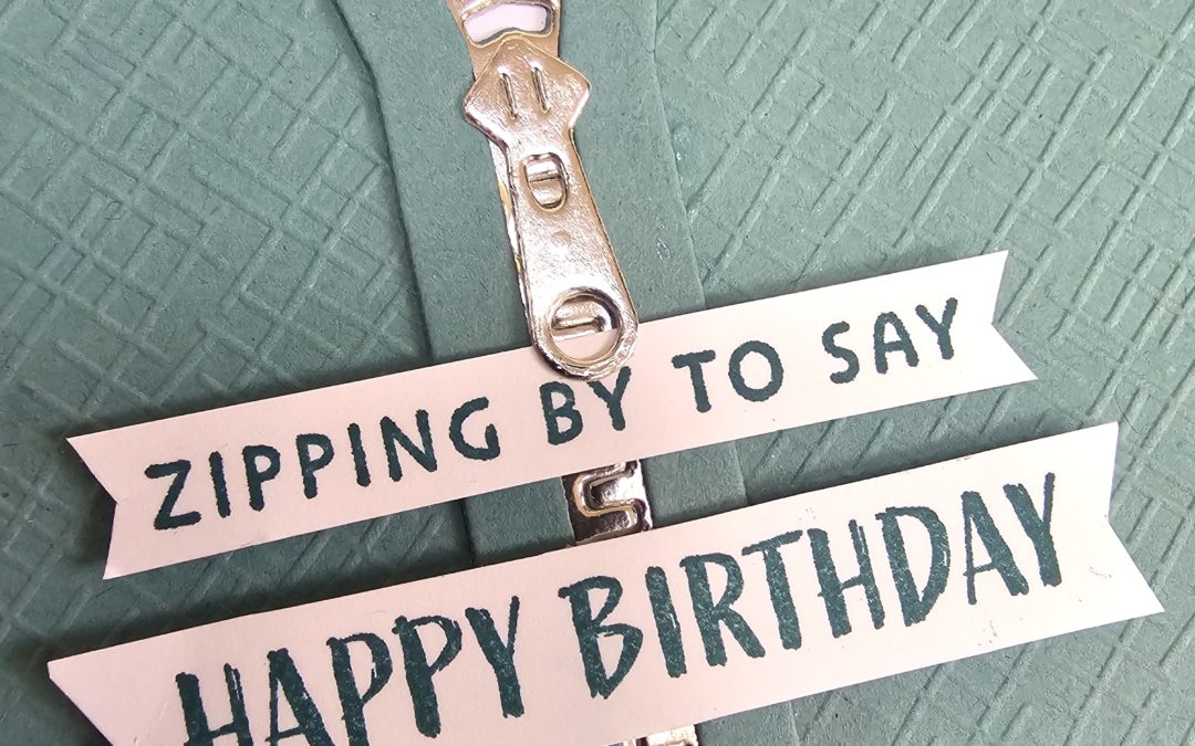 Unzip the Fun! Masculine Hoodie Birthday Card with Stampin’ Up!’s All Zipped Up Bundle