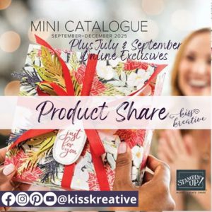 2025 September to December Mini Catalogue & July & September Product Share