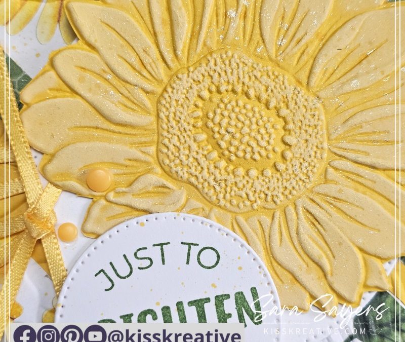 Just To Brighten Your Day Sunflower Card  – Stampin Dreams Blog Hop