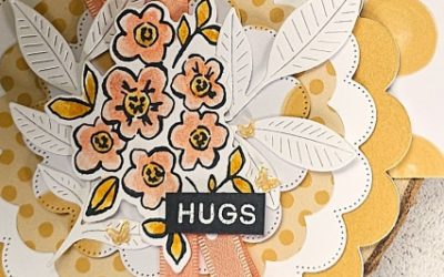 Scalloped Blooms Circular Card  – Stamp Impressions Blog Hop
