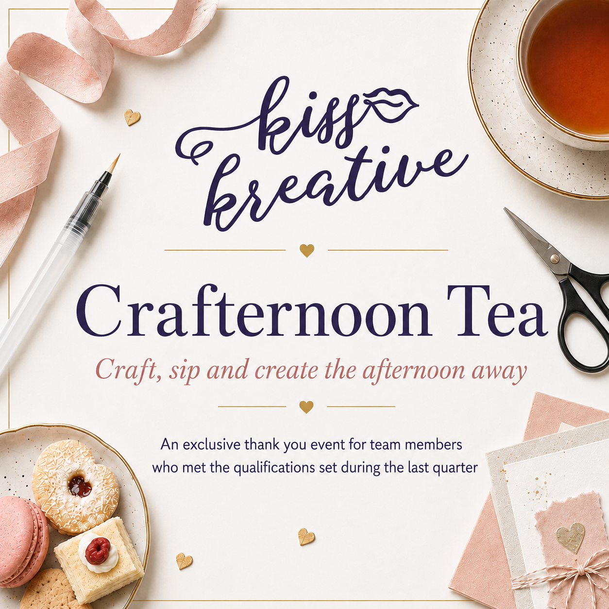 Hugs & Kisses Team Crafternoon August 2026